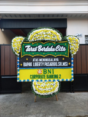 Papan Bunga Duka di Wek I