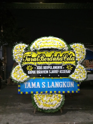 Papan Bunga Duka di Wek I