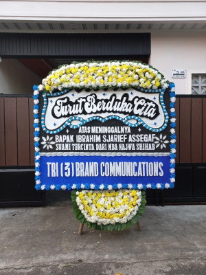 Papan Bunga Duka di Wek I